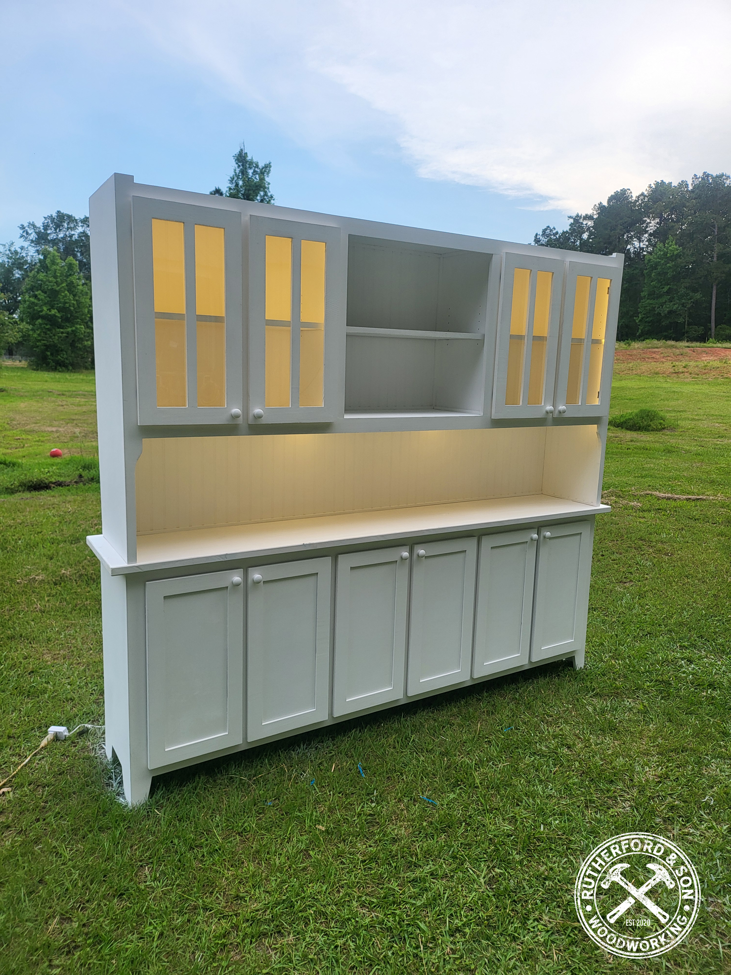 The Ocean City Farmhouse Hutch