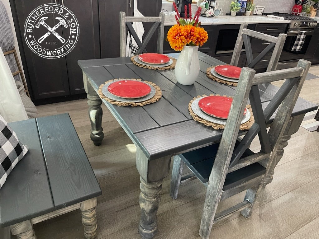 Square Style Farmhouse Table