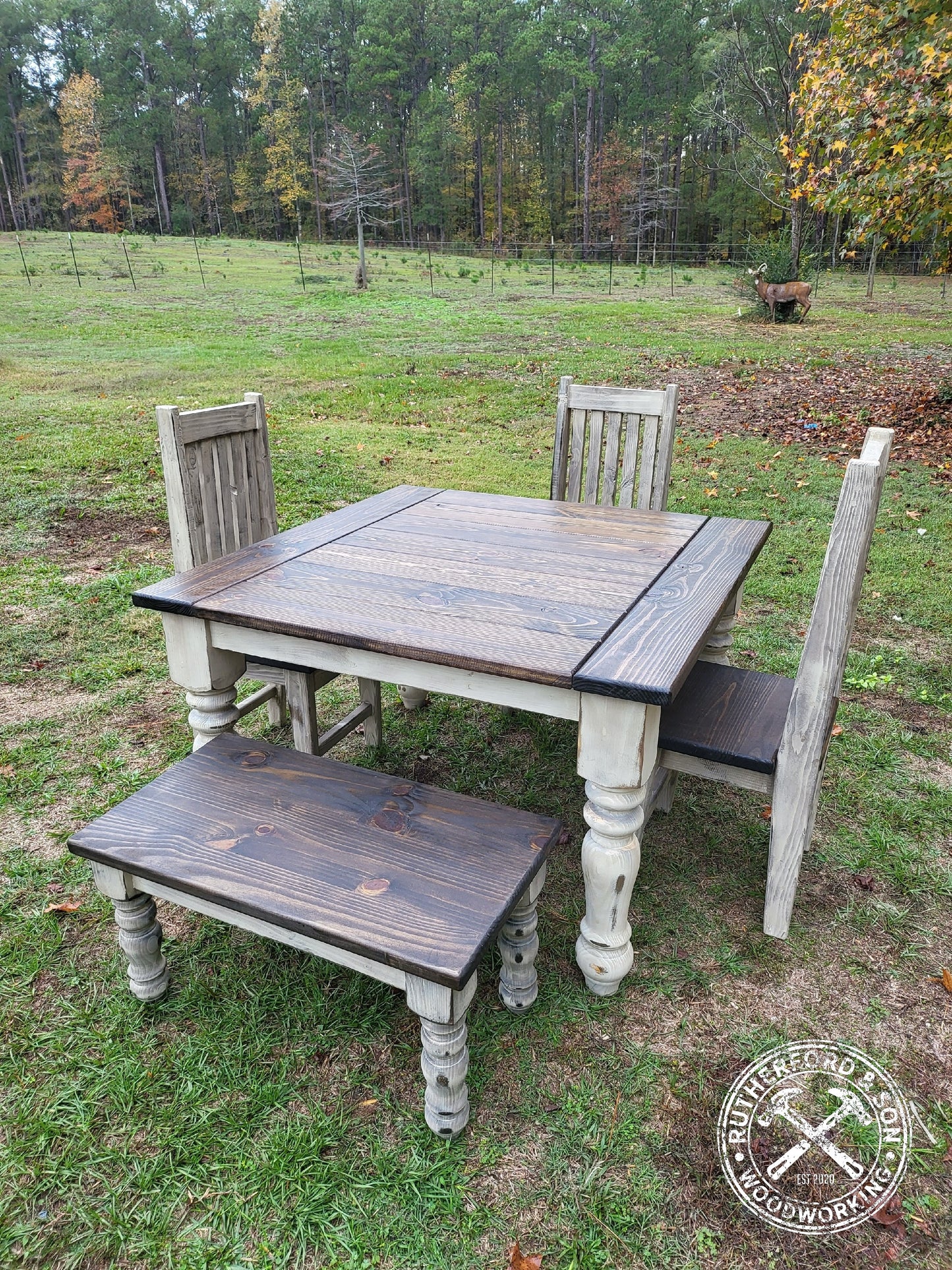 Square Style Farmhouse Table