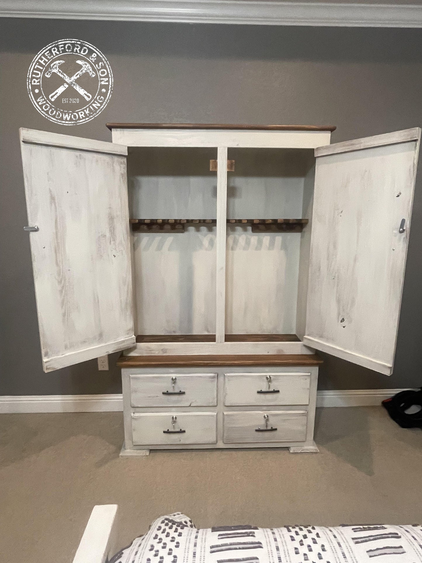 Farmhouse Gun Cabinet