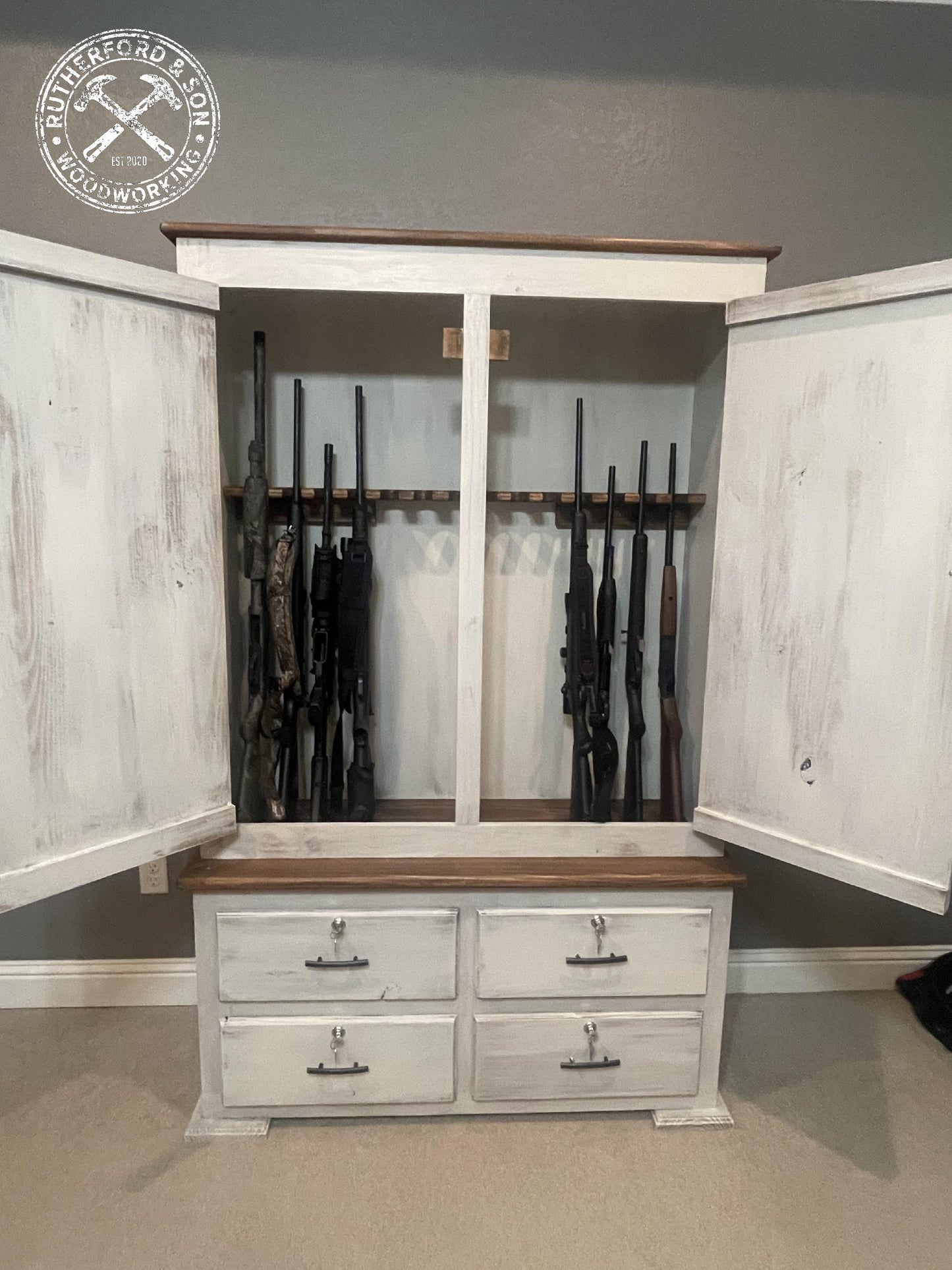 Farmhouse Gun Cabinet