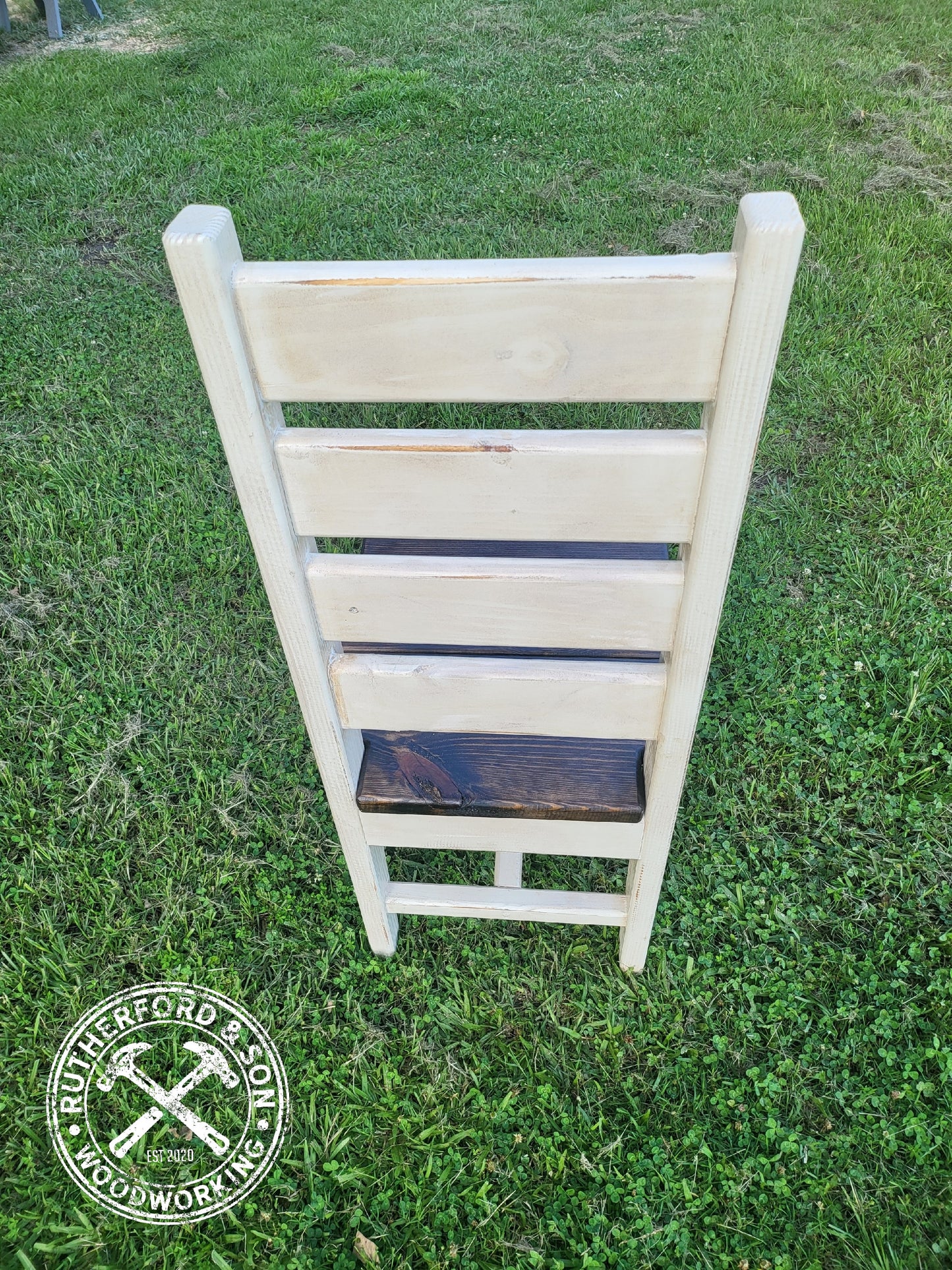 Farmhouse Ladder Style Chair