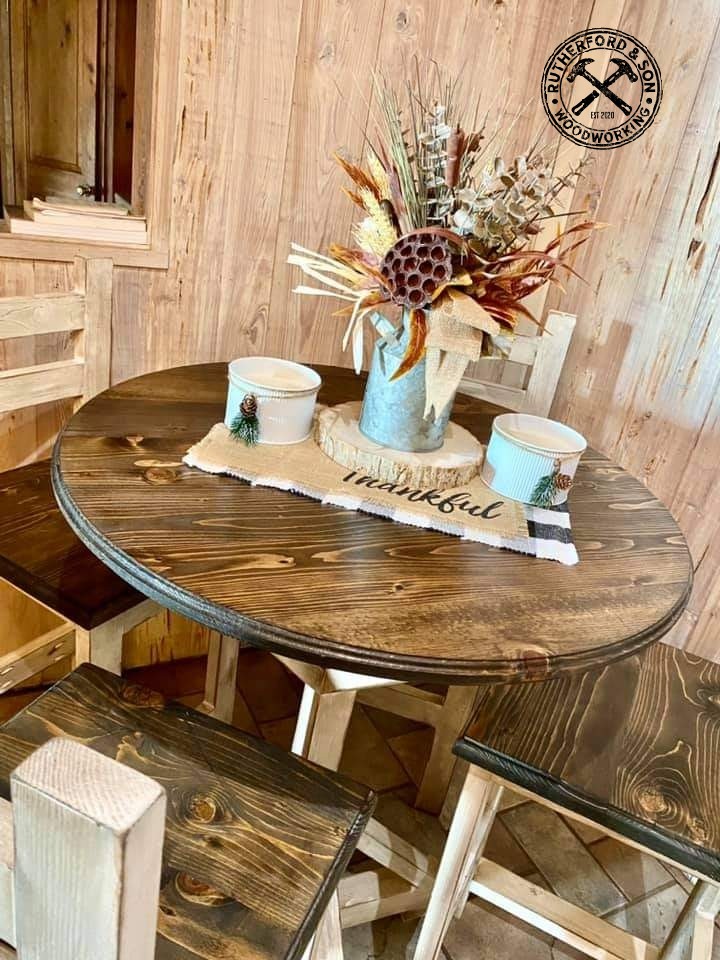 Farmhouse Pub Style Table