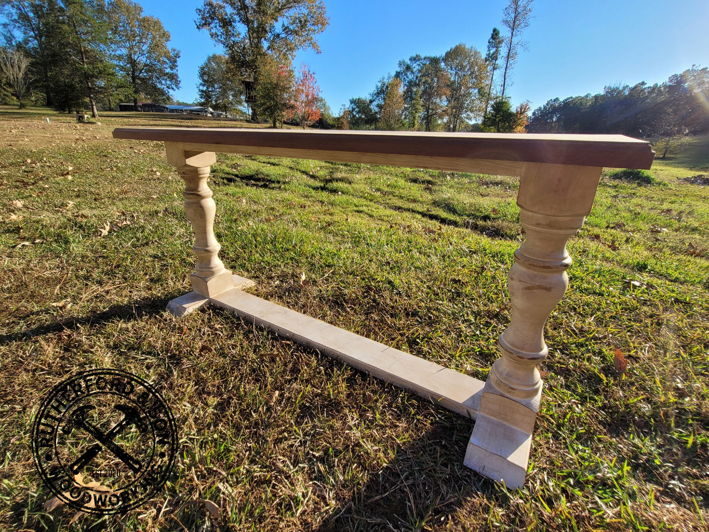 Walnut Entryway Table