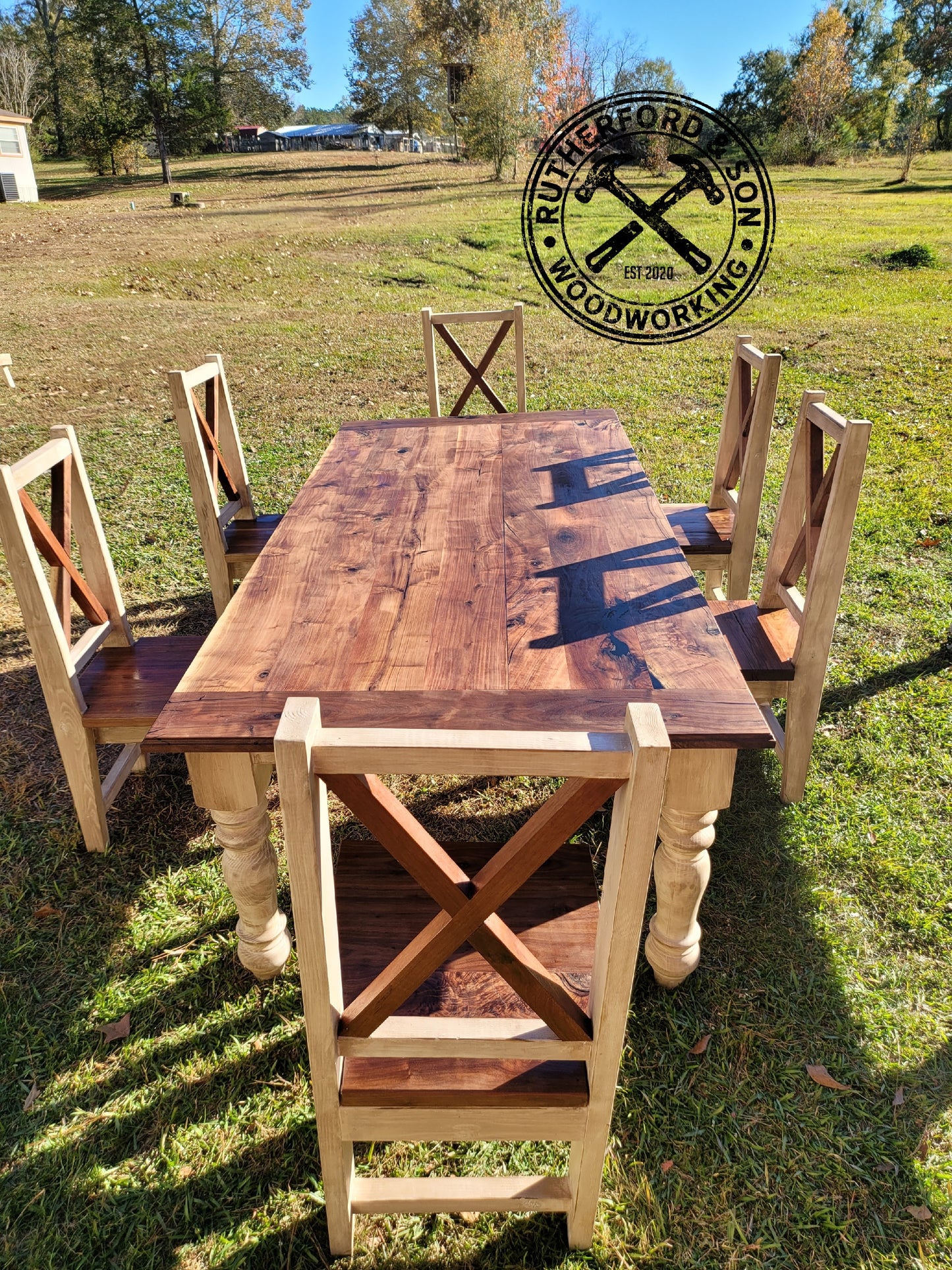 Walnut Farmhouse Table