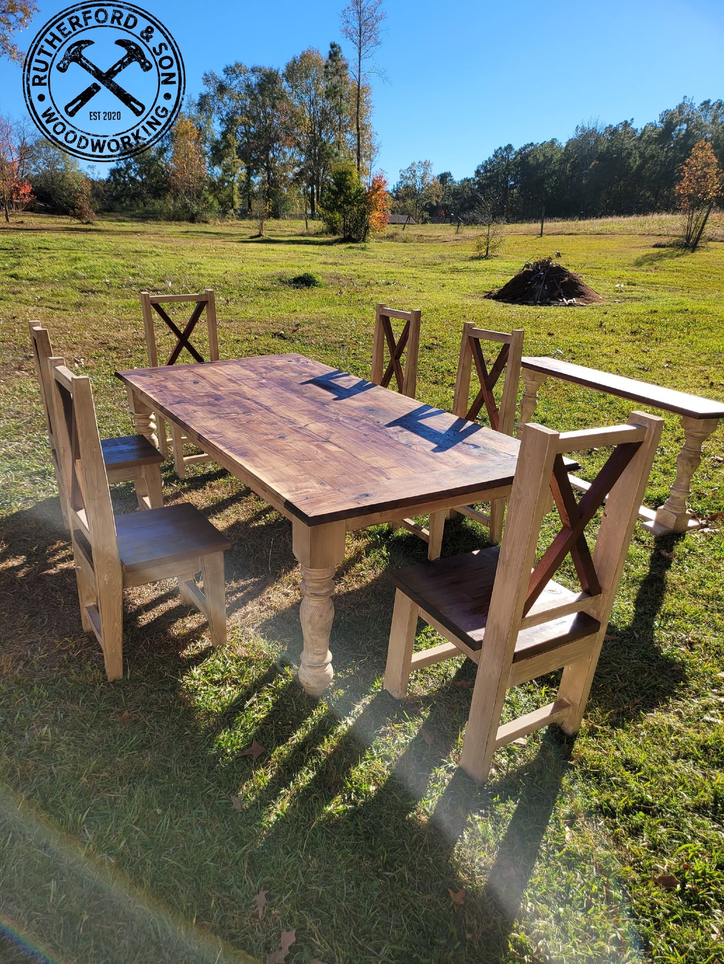 Walnut Farmhouse Table