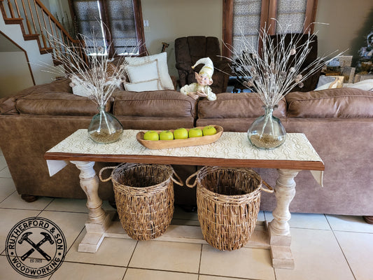 Walnut Entryway Table