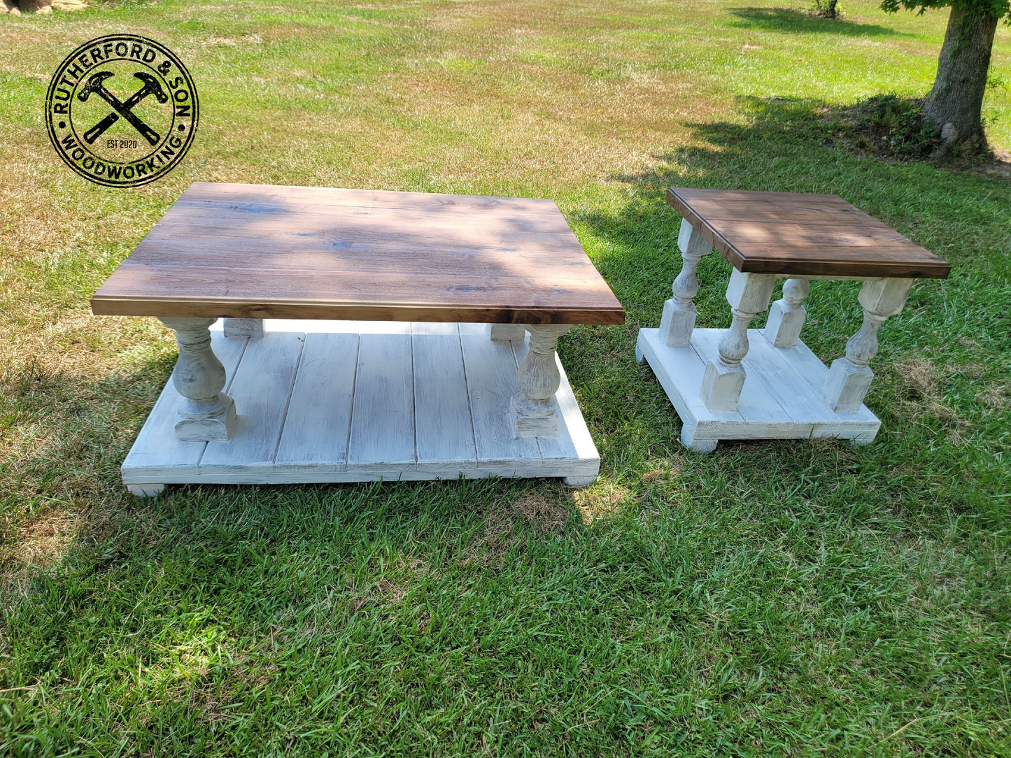 Louisiana Farmhouse Coffee and End Table Set