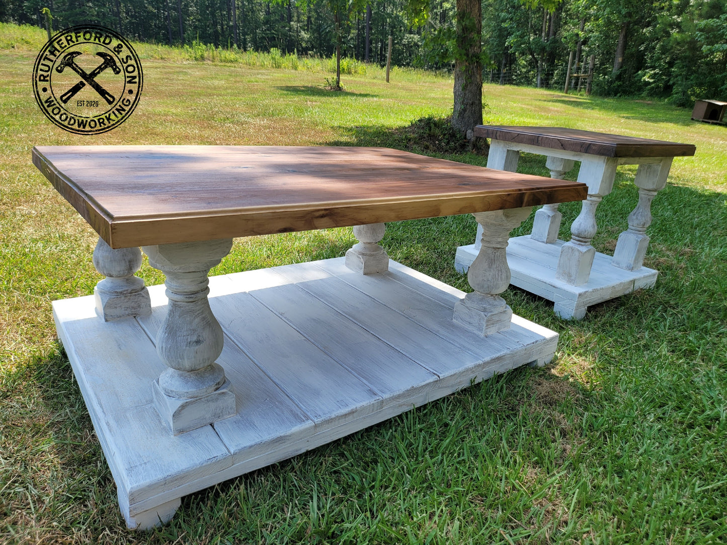 Louisiana Farmhouse Coffee and End Table Set