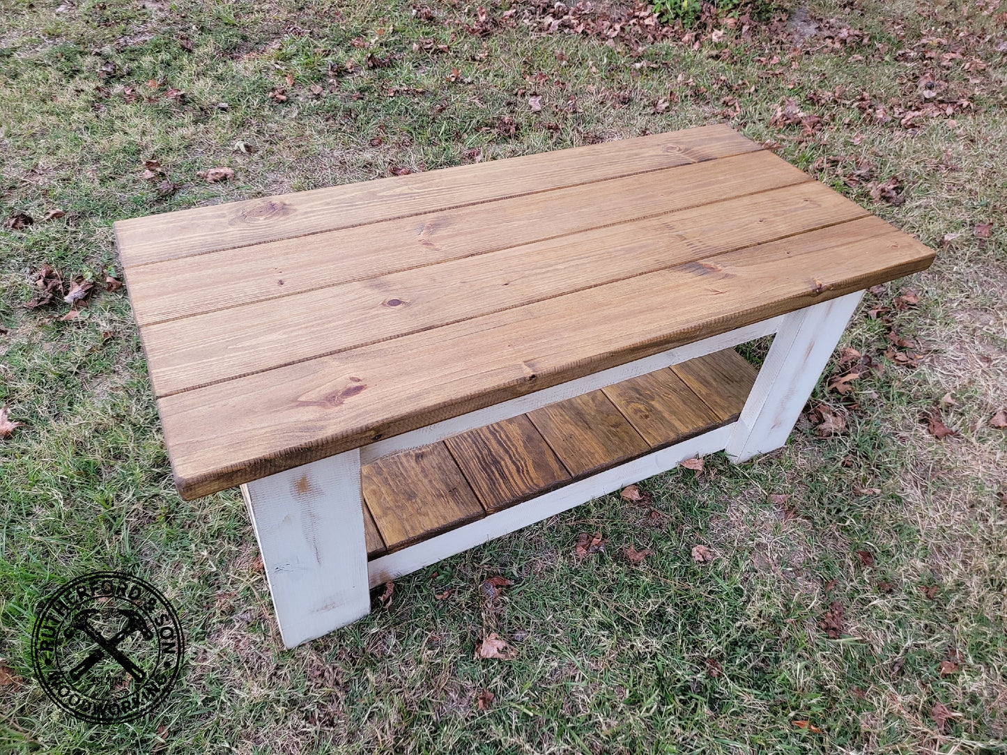 Traditional Farmhouse Coffee and End Table Set