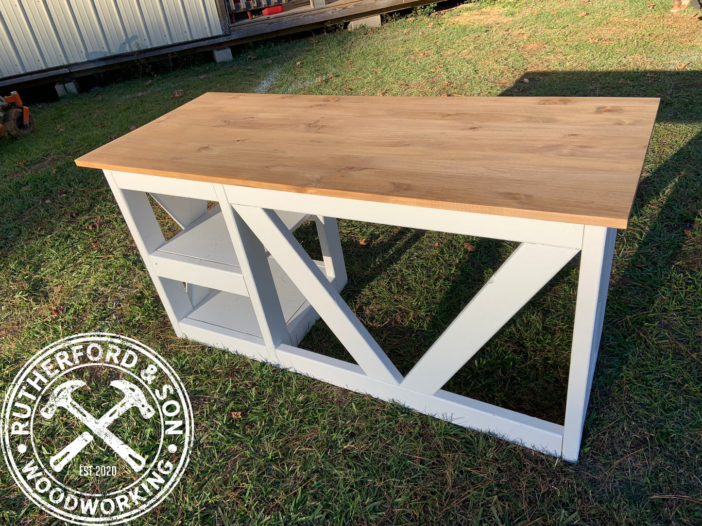 Farmhouse X Style Desk