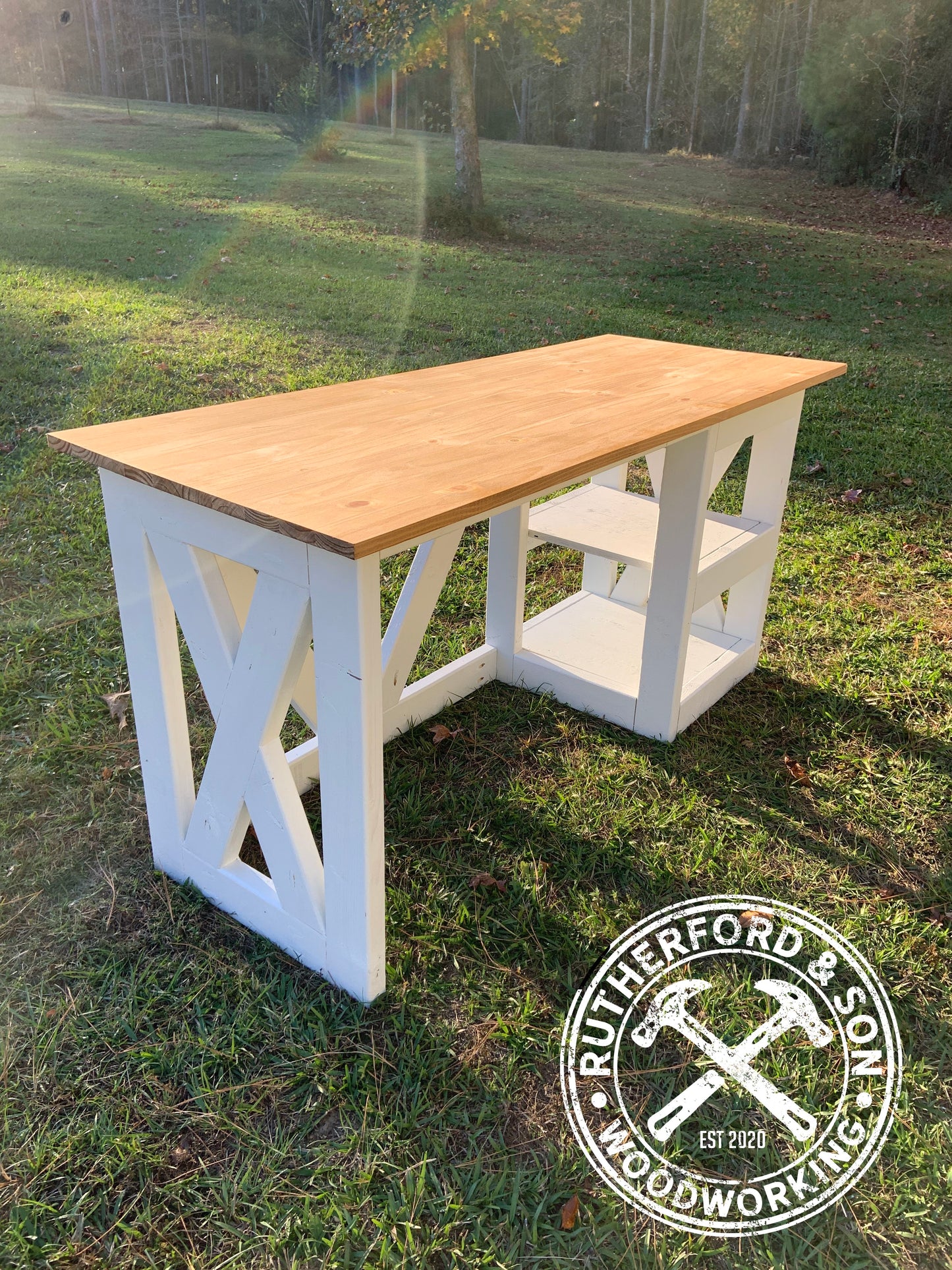 Farmhouse X Style Desk